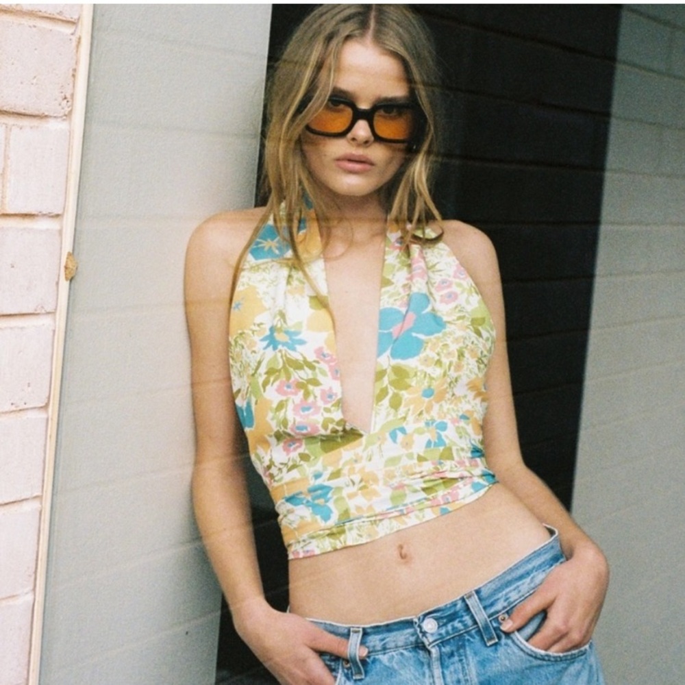 With Jean Rendezvous Top | Wildflower